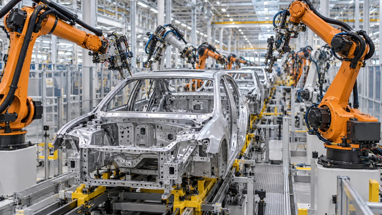 Toyota, 2028'den itibaren fabrikalarına 400 bin robot yerleştirecek